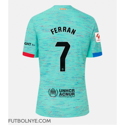 Camiseta Barcelona Ferran Torres #7 Tercera Equipación 2023-24 manga corta